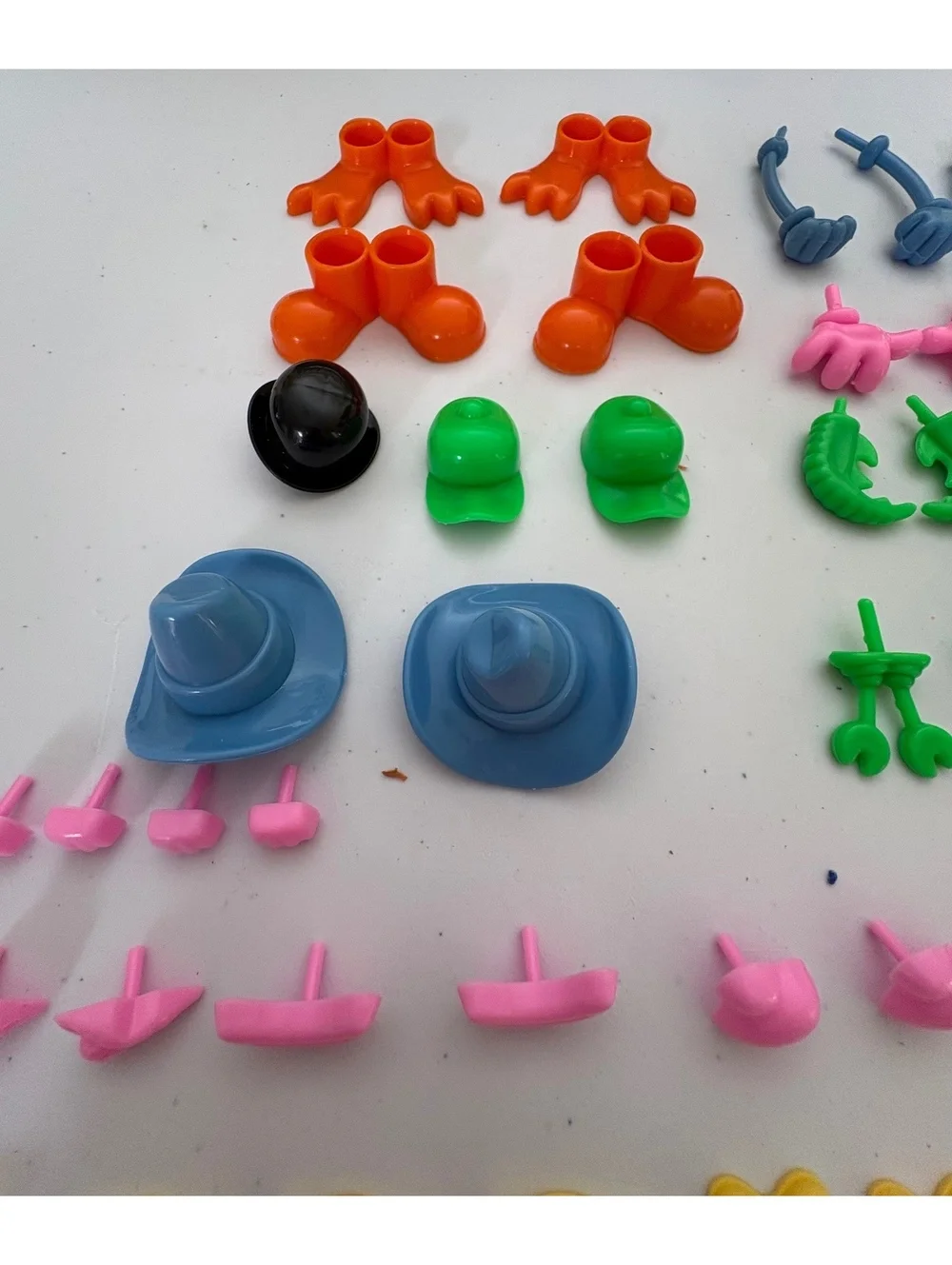 Play doh character accessories